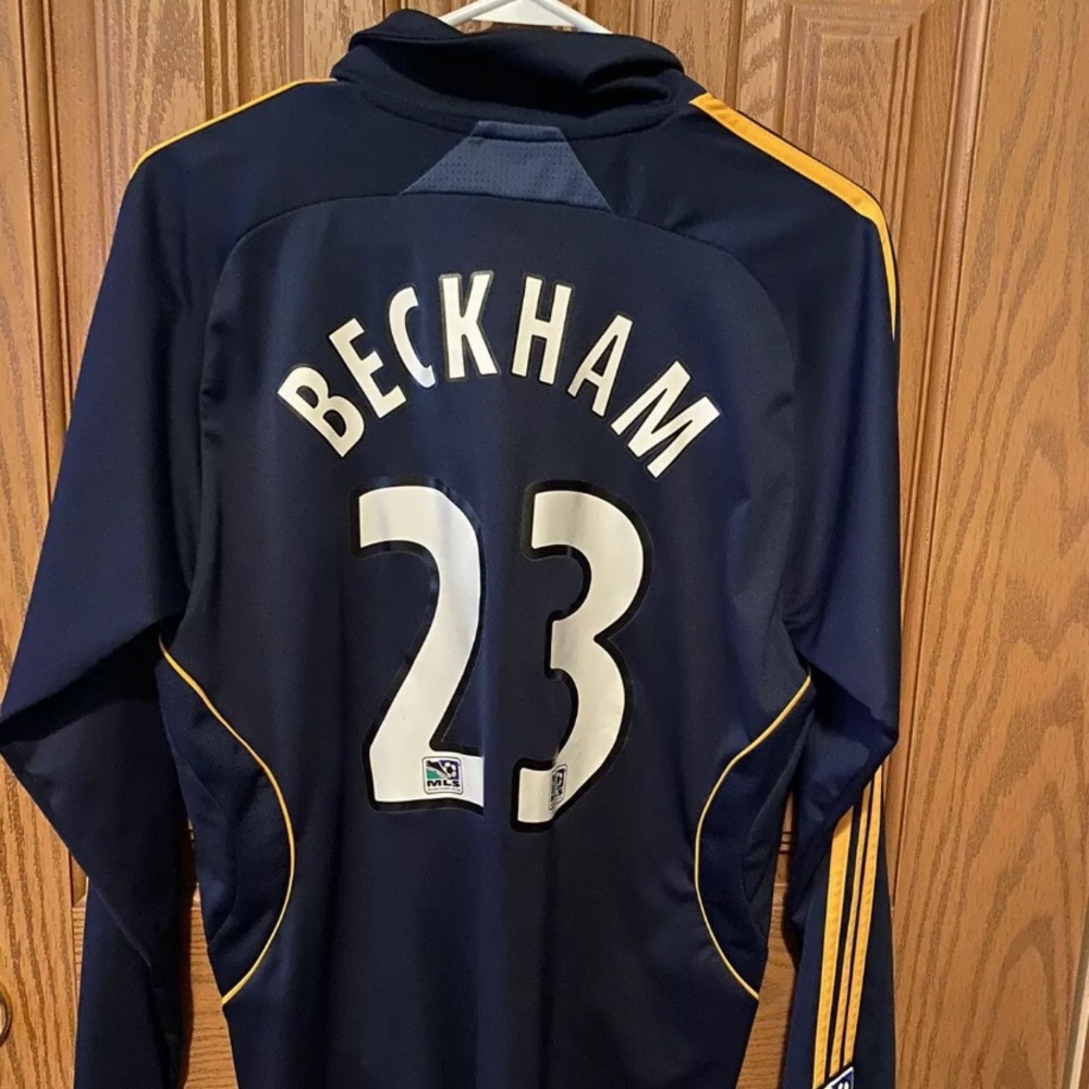 David Beckham LA Galaxy Long Sleeve Jersey